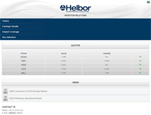 Tablet Screenshot of ir.helbor.com.br